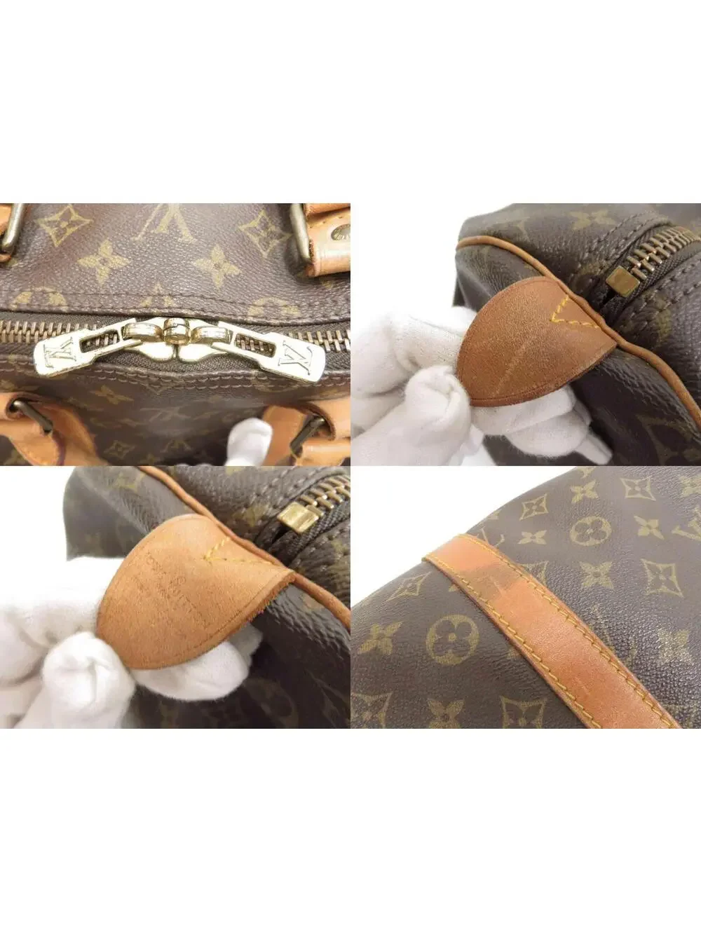 1985 Louis Vuitton Monogram Duffle Boston Bag Keepall 55 853
